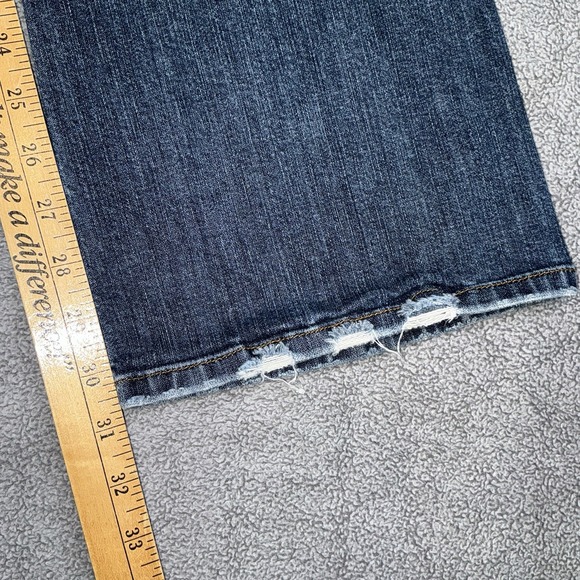 Lucky Brand Jeans Women's Size 6 / 28 R Blue Easy Rider Button Fly Made in USA - Picture 5 of 11